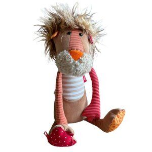 Sigikid Patchwork Lion Plush Stuffed Animal Toy Baby Lovey